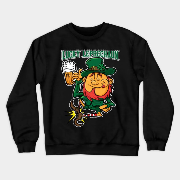 Lucky Leprechaun Crewneck Sweatshirt by eShirtLabs